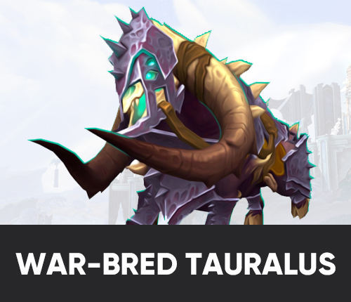 ARMORED WAR-BRED TAURALUS MOUNT